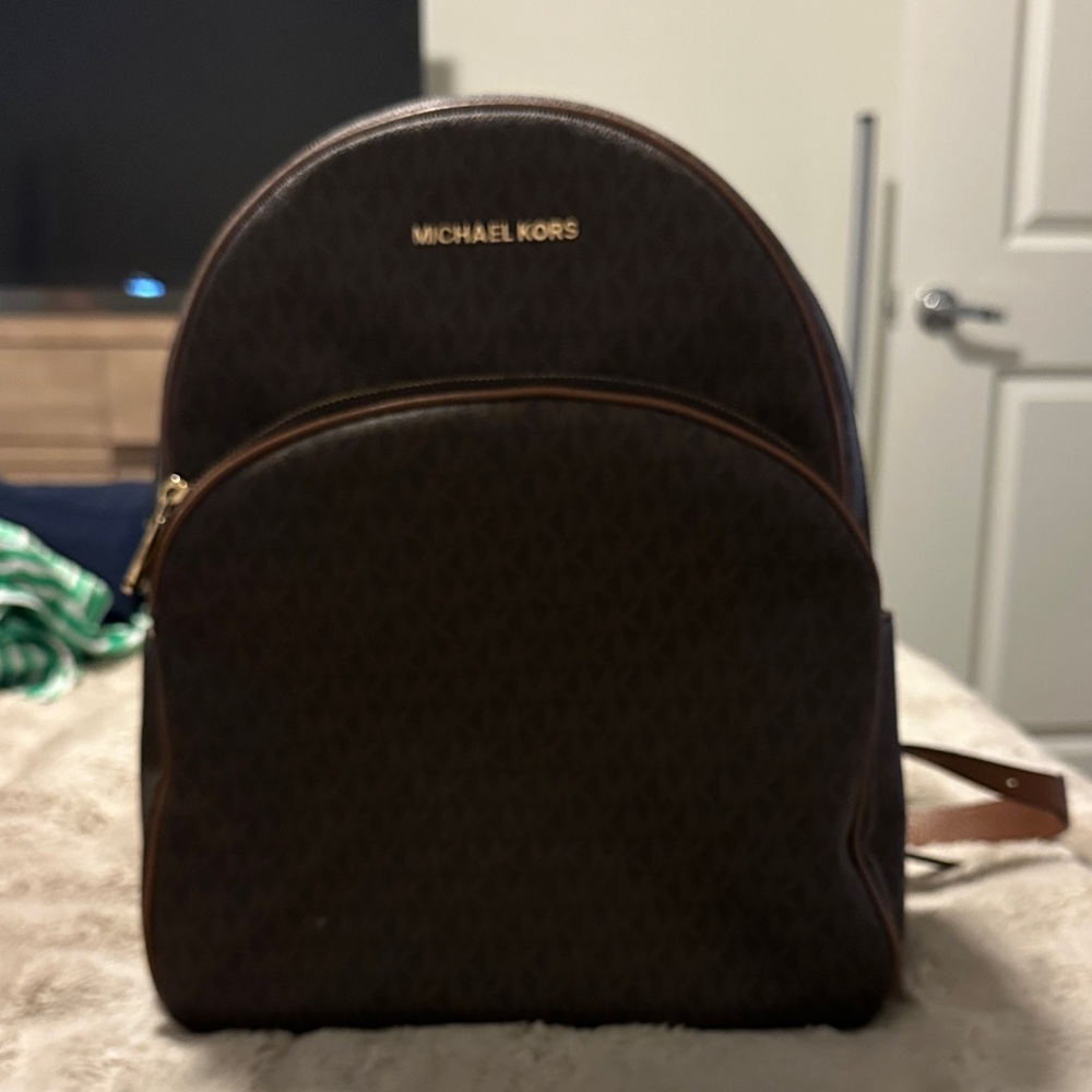 Michael Kors Dark Brown Backpack